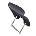 Soarun Black 4/4 Violin Chinrest with Screw & Cork, Ebony with Standard Bracket