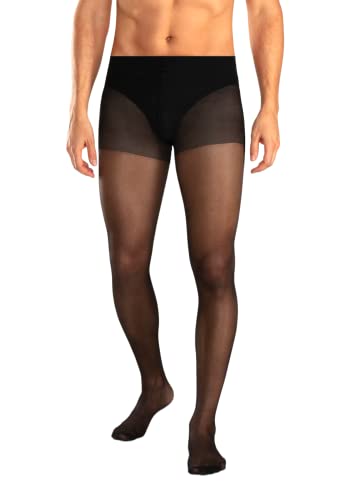 HERREN-STRUMPFHOSE 20den Farbe schwarz, Einheit Einzelpack, Größe 44/46 Cover