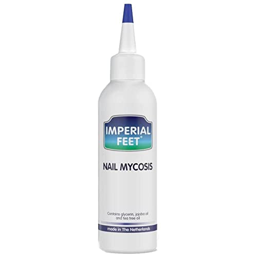 Imperial Feet Kalk Nagel Mycose Oplossing, Natuurlijke Behandeling Tegen Fungus-Mycotische kalknagelverzorging Druppels Met Glycerine, Jojoba & Tea Tree Olie, Zonder Water, Nederlands Product - 75ml