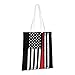 GOAYETN American Flag Baseball Canvas Tote Bag - Reusable Shoulder Tote Bag For Women Lady Casual Vacation, Shopping, Work, Gym
