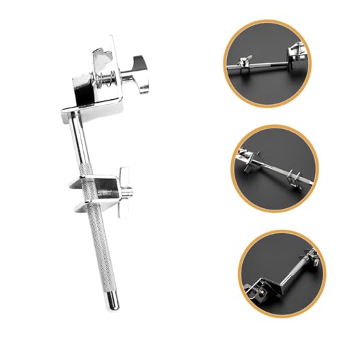 VOSAREA sujetador de platillo para bombo de batería, soporte para cowbell, clip 154mm para hardware de percusión miniatura 5