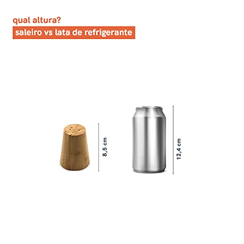 Saleiro e Pimenteiro de Bambu - Oikos