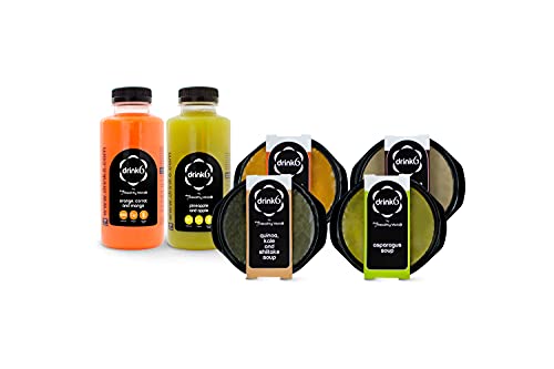 Plan Detox Souping para 3 Días | Con Zumos, Sopas y Cremas de Ingredientes 100% Naturales | Con un Potente Efecto Depurativo para evitar la retencion de liquidos y toxinas | Vegano y SIN Gluten