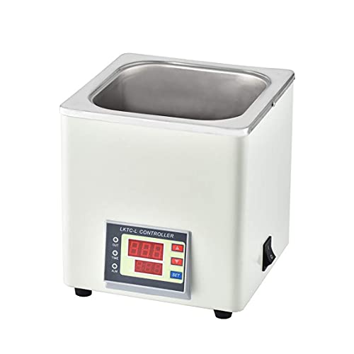 HJJH Bath-Marie Laboratory Bain-Marie, Digital Laboratory Water Bath, 20-100 Â° C, 300 W, Digital Bath-Marie Thermostatic Precision Temperature Control with RT Timing Function