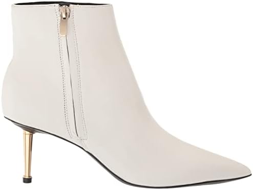 Nine West Women's RITAA Ankle Boot, White, 10 | Image 5