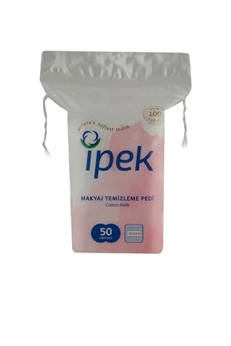 İpek Kare Makyaj Temizleme Pedi, 50'li