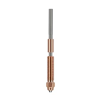 1PCS 1.0mm K1C 3D Printer Nozzle, Quick-Swap, Titanium Alloy Heat Break, Copper Alloy for Ender-3 V3, K1 Max, and Other 3D Printers