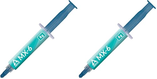 Image of ARCTIC MX-6 (8 g) - Ultimate Performance Thermal Paste for CPU, Consoles, Graphics Cards, laptops, Very high Thermal Conductivity, Long Durability, Non-Conductive (Pack of 2)