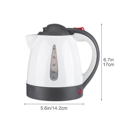 Hervidor eléctrico portátil de 1 litro 12V para auto miniatura 3