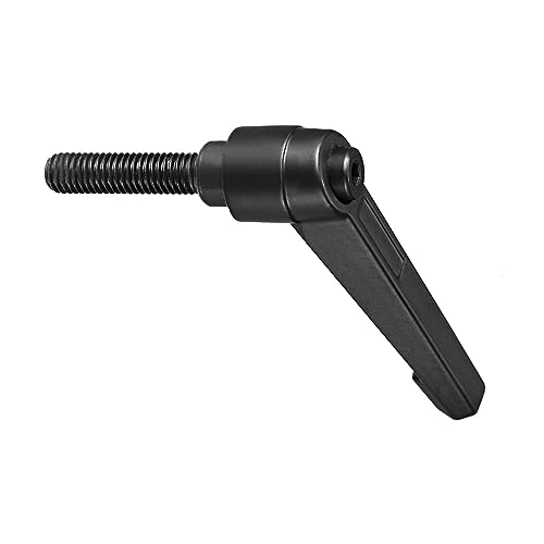 Image of Clamping Lever Handles, M8 x 32mm Male Thread, Adjustable Quick Release Locking Rotating Bolt Knobs Black - (Applications: for Lathe Machinery), 1-Piece