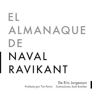 Diseño de la portada del título El Almanaque de Naval Ravikant