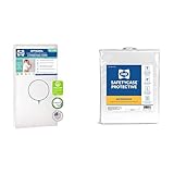 Bundle of Sealy Baby OptiCool Dual Firm Crib Mattress + Sealy Baby SafetyCase Protective Waterproof Fitted Zippered Infant Crib Mattress Protector Pad