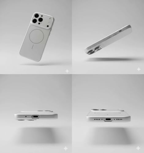 Image of for iPhone 11 Pro |Convert to 17 pro /17 Pro Max Style Premium Back Glass Converter Cover Magnetic Case for iPhone 11 Pro |Convert to 17 pro /17 Pro Max (Silver)