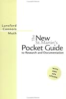 The New St. Martin's Pocket Guide to Research and Documentation 0312189729 Book Cover