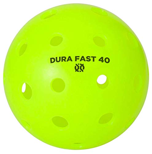 Pickleball Marketplace - Dura Fast 40 Outdoor Pickleball Balls | Neon Pack of 3 | USAPA Approved and...