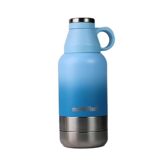 Melbify 3-in-1 Flask with Storage Bowls| Vacuum Flask |Melbiflask Water Bottle | Thermosteel Insulated Flask | 1 Litre | Hot&Cold Water,Coffee,Tea,Milk,Soup|Best Flask for Babies,Office&Travel
