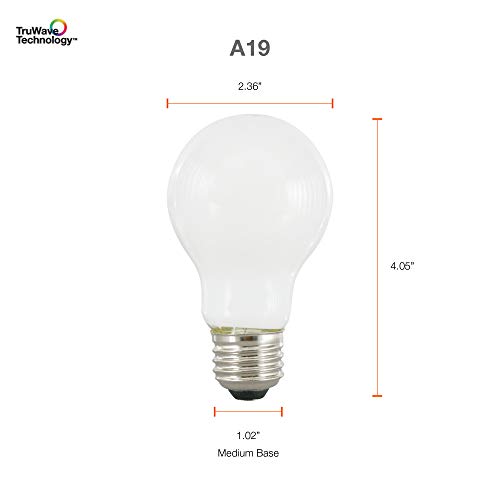 image for LEDVANCE SYLVANIA LED TruWave Natural Series A19 Light Bulb, 60W Equiv