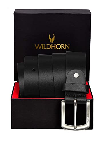 Image of WildHorn Carter Classic Leather Belt For Men