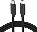 CBUS 1 Meter (3.3ft) USB 3.2 Gen 2 USB-C to USB-C 100W Power Delivery Cable — Compatible with Thunderbolt 3, USB-C Hubs, SSD Drives, MacBook Pro, Air, Dell XPS, ThinkPad, Yoga, 4K/5K Displays