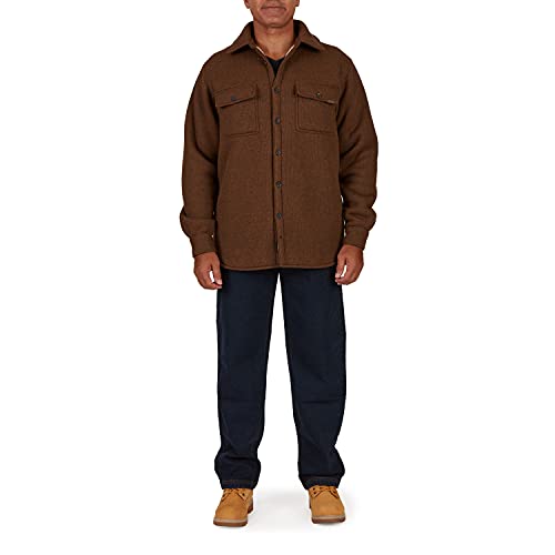 Image of Smith's Workwear Mens Sherpa Heather Thermal Shirt JacketJacket