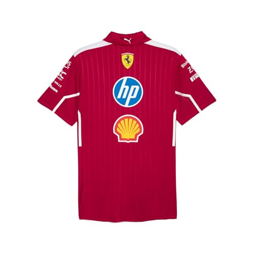 PUMA Mens Scuderia Ferrari Team Pro Shirt Casual Casual - Red2