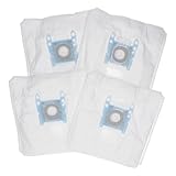  easyPART Kompatibel/Ersatz für Protos 10037602 Filterbeutel wie SIEMENS 17000816 Typ G ALL VZ41FGALL für Staubsauger 4Stk