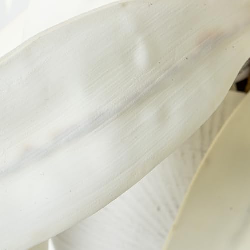 Branches de feuilles artificielles blanches en mousse EVA 80 cm