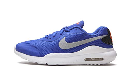 Nike Unisex-Kid's Air Max Oketo Grade School Sneaker, Hyper Royal/Metallic Silver-Anthracite-Cosmic Clay, 5.5Y Regular US Big Kid