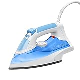 【Fonction D'auto-Nettoyage, Réservoir D'eau de 320ml】 - Le grand réservoir d'eau de 320 ml prend en charge le repassage continu pendant 20 à 25 minutes, ce qui permet de gagner beaucoup de temps. La fonction d'auto-nettoyage du fer à repasser peut facilement nettoyer la semelle intérieure et éliminer les minéraux en vrac, gardant le fer a repasser dans son meilleur état à chaque utilisation.