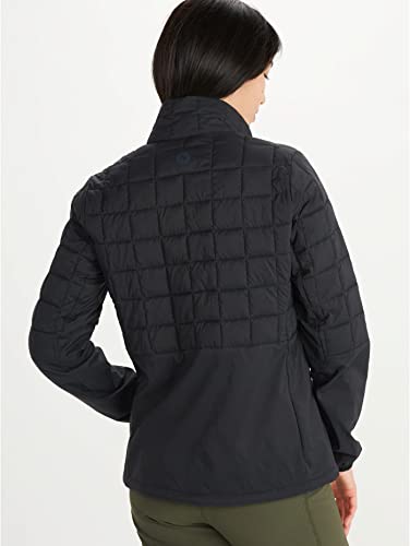 Marmot Women Wm's Echo Featherless Hybrid, Insulated hiking jacket, water-repellent functional jacket, breathable quilted jacket, windproof outdoor jacket, Black, M - Image 5