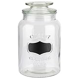 APS Vorratsglas mit Beschriftungsfeld – Hochwertiger Glasbehälter zur Aufbewahrung mit 1,2 Liter...