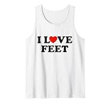 I Love Feet Fußspezialist Podologe Fußliebhaber Tank Top