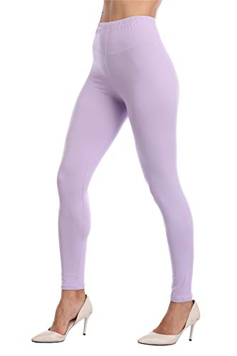 Image of Kotii Women's Soft Full Length Leggings High Waist Ankle Length Leggings Pants Tights