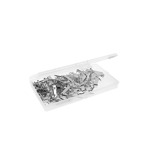 Image of 50 Pieces Picture Hanging Kit with Screws,SAFYY Picture Hooks for Hanging Pictures Heavy Duty,Wall Painting Hanging Hooks Picture Frame Hooks for Wall Mounting(Silver 30LB*30，50LB*20)