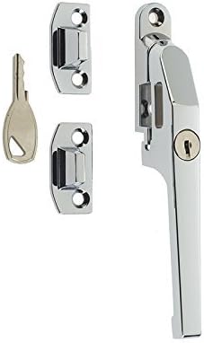 Frelan Modern Locking Window Fastener JW78LPC - Polished Chrome