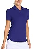 M MAELREG Womens Golf Shirt Short Sleeve Casual Lightweight Quick Dry Collared Tennis Polo Shirts for Women