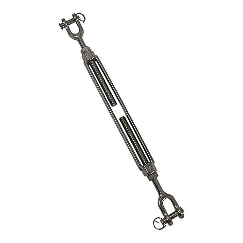 Prolinemax 316 Acero Inoxidable Marino 1/2'' x 9'' Quijada Quijada Tensor para Cables miniatura 2