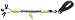 Jet Logic Orange Cycle Parts Safety/Emergency Whistle with Ultimate Floating Lanyard, Purple/Yellow by UL-1