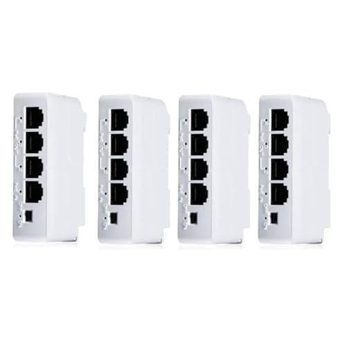 Extender PoE Passif 4 Ports Cascade sans Alim pour Répéteur Commutateur NVR
