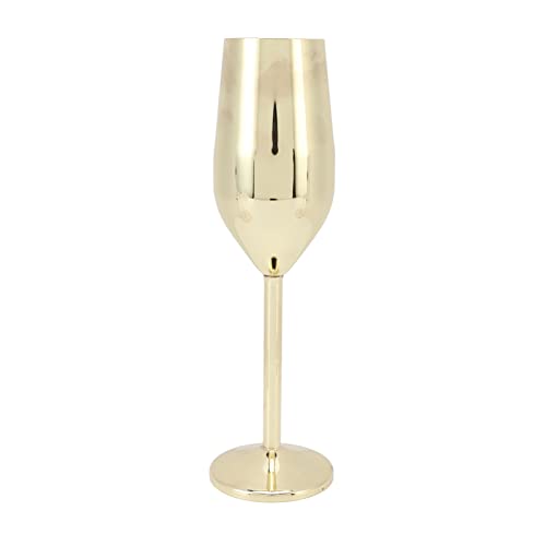 Taça de Champanhe de Metal, Acabamento Fino, Requintada, Bonita e Confortável, Taça de Vinho para Ja