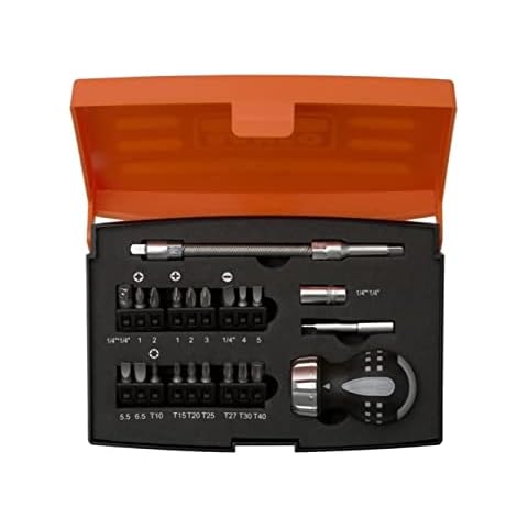 Bahco 808050S-22 Stubby Ratchet Screwdriver Set Cover