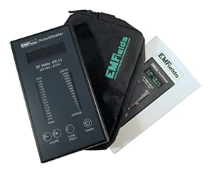 Emfields Acoustimeter Am11 Emf Meter, Emf Detector Now Measures 5G, Widest Spectrum 0.2-8.0Ghz, Measure Peak And Average Rf Exposure, Built-In Speaker #TOP3