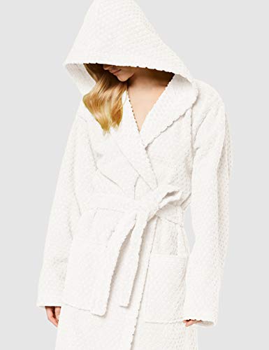 Peignoir à capuche Caleffi Sirène mixte en coton éponge doux
