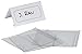 Produktbild Durable 804719 Tisch-Namensschild (104 x 100 mm Haustier) Beutel mit 10 Stück, transparent