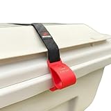 BinClaw Trash Can Lock Strap (Bin Not Included) – The ONLY One with The Handle! Keep Hands Clean. No Drilling - No Tools. Trash Can Lid Lock Security
