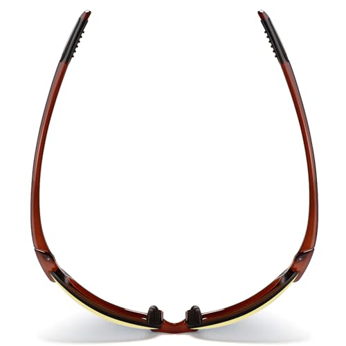 Image of JULI Sports Sunglasses for Men Women Tr90 Rimless Frame for Running Fishing Baseball Driving MJ8001