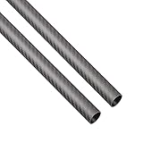 FANCYWING 330mm 12mm x 14mm x 330mm Carbon Fiber Tubes Matte Surface 3K Roll Wrapped 100% Pure for Q