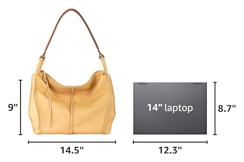 Image of The Sak Los Feliz Hobo Purse - Premium Large Leather Women's Handbag for Everyday & Travel - Durable Purse With Zipper Pocket