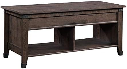 Sauder Carson Forge Lift-Top Coffee Table, Coffee Oak finish
