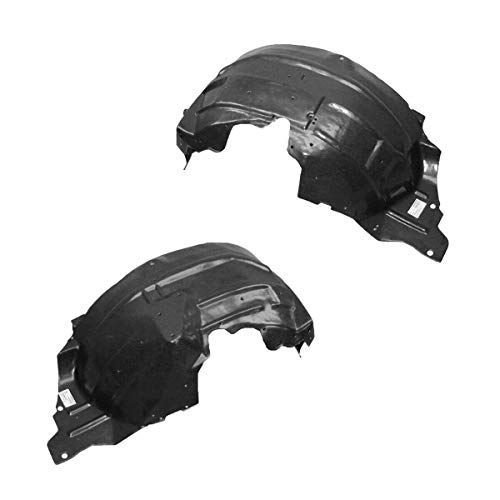 Parts N Go 1999-2004 F-250 F-350 Super Duty Front Driver & Passenger Side Fender Liner Set - 5C7Z16055AA FO1246108